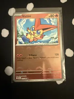 Victini Poke Ball Pattern Promo 012/086 Pokemon Sv: Black Bolt & White Flare - Image 1