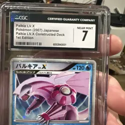 Pokemon Palkia Lv.X 1st Edition Holo Constructed Deck DP3 CGC 7 NM - Image 5