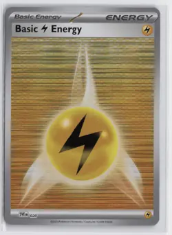 Pokemon Basic Lightning Energy - 020 (Horizontal Holo) Black Bolt & White Flare - Image 1