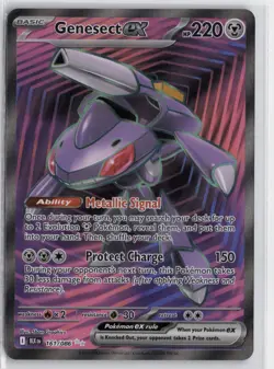 Pokemon Genesect ex - 161/086 161/086 Holo Secret Rare SV: Black Bolt Near Mint - Image 1
