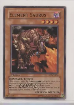 Element Saurus 1st Ed. YuGiOh Rise of Destiny #RDS-EN014 2004 - Image 1