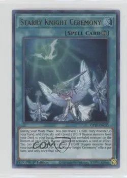 UR - Starry Knight Ceremony 1st Ed. YuGiOh Ghosts From The Past #GFTP-EN033 - Image 1