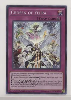 Chosen Of Zefra YuGiOh Crossed Souls Limited Edition Promo #CROS-ENAE2 - Image 1