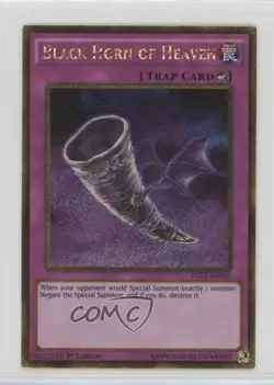 Black Horn of Heaven 1st Ed. YuGiOh Premium Gold: Infinite Gold #PGL3-EN035 - Image 1