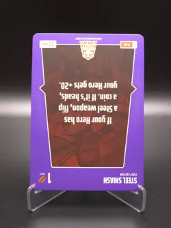Steel Smash 2025 Bo Jackson Battle Arena Alpha Update Play Card #PL-82 - Image 3