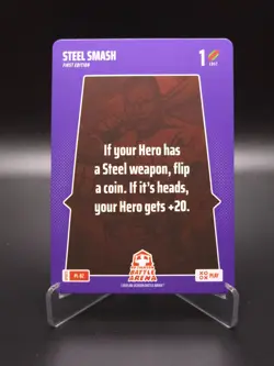 Steel Smash 2025 Bo Jackson Battle Arena Alpha Update Play Card #PL-82 - Image 5