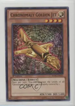 Chronomaly Golden Jet 1st Ed. YuGiOh Return of the Duelist #REDU-EN011 - Image 1