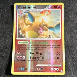 Pokemon TCG Charizard Arceus Reverse Holo Card 1/99 Damaged DMG - Image 1