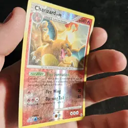Pokemon TCG Charizard Arceus Reverse Holo Card 1/99 Damaged DMG - Image 4