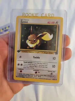 Eevee 55/82 Common Team Rocket 1st Edition Pokemon Card - Image 1