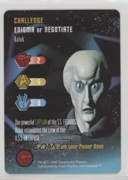 1996 Star Trek - The Card Game Challenge Balok - Image 1