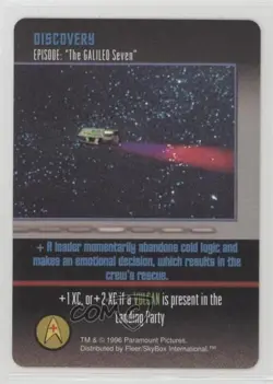 1996 Star Trek - The Card Game Discovery Episode: The GALILEO Seven - Image 1