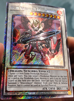 Yugioh Ignister Prominence, The Blasting Dracoslayer RA04-EN253 Plat SR - NM - Image 2