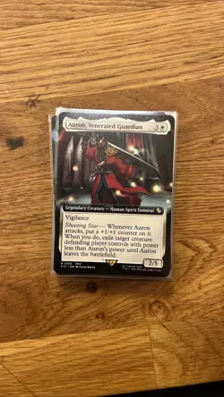 Auron, Venerated Guardian MTG Final Fantasy Commander FIC R 0130 - Image 1