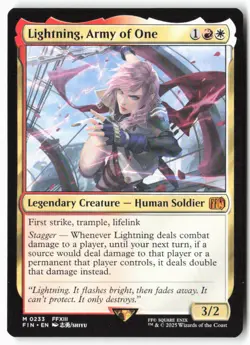 Lightning, Army of One - FINAL FANTASY (233) - MTG - Image 1