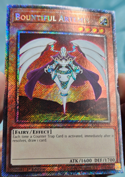 Yugioh Bountiful Artemis RA04-EN130 Platinum Secret Rare - NM - Image 2