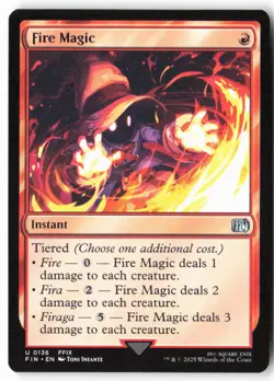 Fire Magic - FINAL FANTASY (136) - MTG - Image 1
