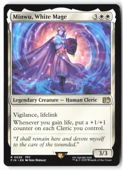 Minwu, White Mage - FINAL FANTASY (26) - MTG - Image 1