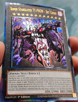 Yugioh Super Starslayer TY-PHON Sky Crysis RA04-EN072 Ultra Rare - LP - Image 2