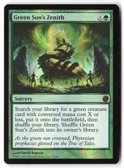 Green Sun's Zenith - From the Vault: Twenty (19) FOIL - MTG - Image 1