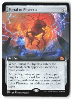 Portal to Phyrexia (Extended Art) - The Brothers' War (365) - MTG - Image 1