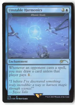 Unstable Harmonics - Rhystic Study - Secret Lair Drop Series (478) FOIL - MTG - Image 1