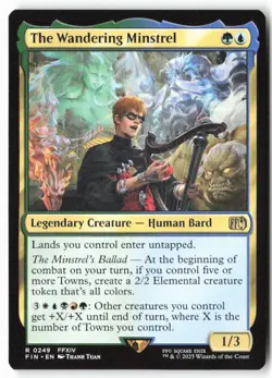 The Wandering Minstrel - FINAL FANTASY (249) - MTG - Image 1