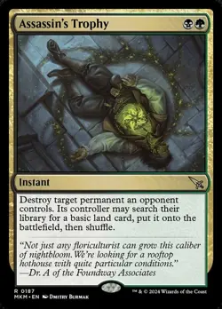 Mint/Near-Mint, English - 1 x MTG Assassin's Trophy Murders at Karlov Manor - Image 1