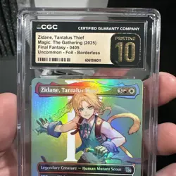 MTG Zidane, Tantalus Thief Foil FIN Borderless FF9 Pristine 10 Pop 1 🔥 - Image 4
