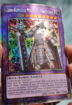 Yugioh Gem-Knight Master Diamond RA04-EN178 Platinum Secret Rare - NM - Image 4