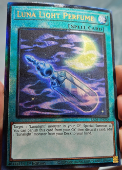 Yugioh Luna Light Perfume RA04-EN090 Prismatic Ultimate Rare - NM - Image 2
