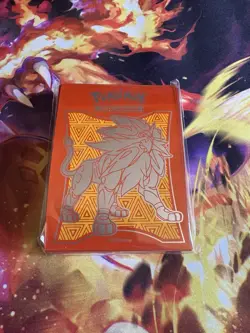 Pokemon Sun And Moon Solgaleo Sleeves 65ct Pokemon TCG - Image 1