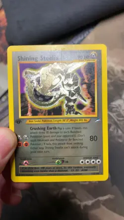 Shining Steelix Neo Destiny Holo FIRST EDITION - Pokemon TCG FOIL - Image 4
