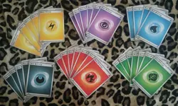 34x Pokemon Basic Energy Cards - PAL en - - Image 1
