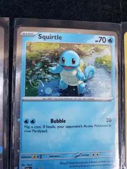 Pokemon Holo HD Swirl Lot 11 Cards Bulbasaur Squirtle Vaporeon Lucario - Image 3