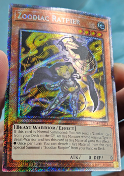 Yugioh Zoodiac Ratpier RA04-EN274 Platinum Secret Rare - NM - Image 2