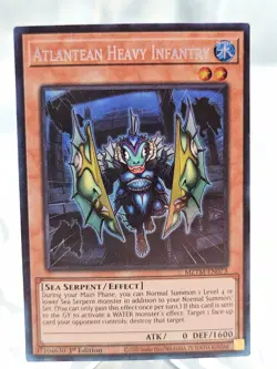 Yugioh Atlantean Heavy Infantry RA04-EN073 Prismatic Collector Rare - NM - Image 1
