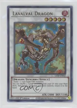 UR - Lavalval Dragon 1st Ed. YuGiOh Ghosts From The Past #GFTP-EN047 - Image 1