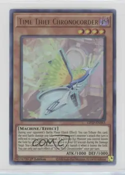 UR - Time Thief Chronocorder 1st Ed. YuGiOh Ghosts From The Past #GFTP-EN063 - Image 1