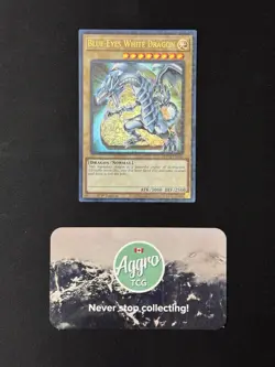 Blue-Eyes White Dragon - Yugioh HAC1-EN001 Duel Terminal Ultra Rare NM - Image 1