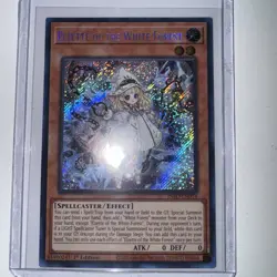 YUGIOH! Elzette of the White Forest INFO-EN014 Secret Rare 1st Edition NM - Image 1
