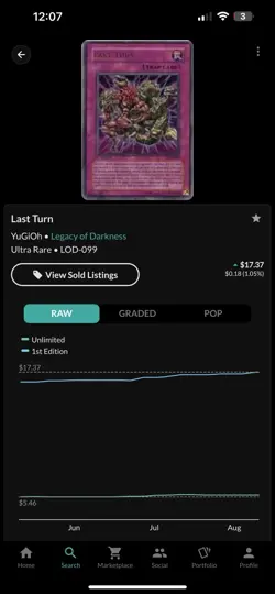 YuGiOh 2 Card Bundle: Last Turn LOD-099 1st Ed. & Don Zaloog PGD-029 1st Ed. - Image 5