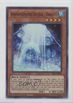 Adamancipator Crystal - Dragite 1st Ed. YuGiOh Secret Slayers #SESL-EN006 - Image 1