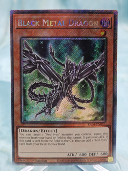 Yugioh Black Metal Dragon RA04-EN016 Platinum Secret Rare - NM - Image 1