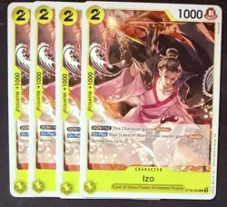 One Piece Card Game GREEN/YELLOW Yamato ST28 #ST28-002 Izo X4 English - Image 1