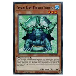 Crystal Beast Emerald Tortoise - SDCB-EN003 Common 1st Ed Yugioh Card - Image 1