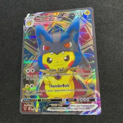 Pikachu Mega Lucario Vcos Cosplay Pokemon Cute Doujin ACG HOLO Card NM + Custom - Image 1