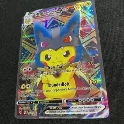 Pikachu Mega Lucario Vcos Cosplay Pokemon Cute Doujin ACG HOLO Card NM + Custom - Image 2