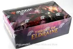 DRAFT Booster Box ~ THRONE OF ELDRAINE MtG 36 pack sealed Magic WotC - Image 1