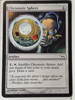 Chromatic Sphere - Mirrodin - Magic the Gathering MTG Nice! - Image 1